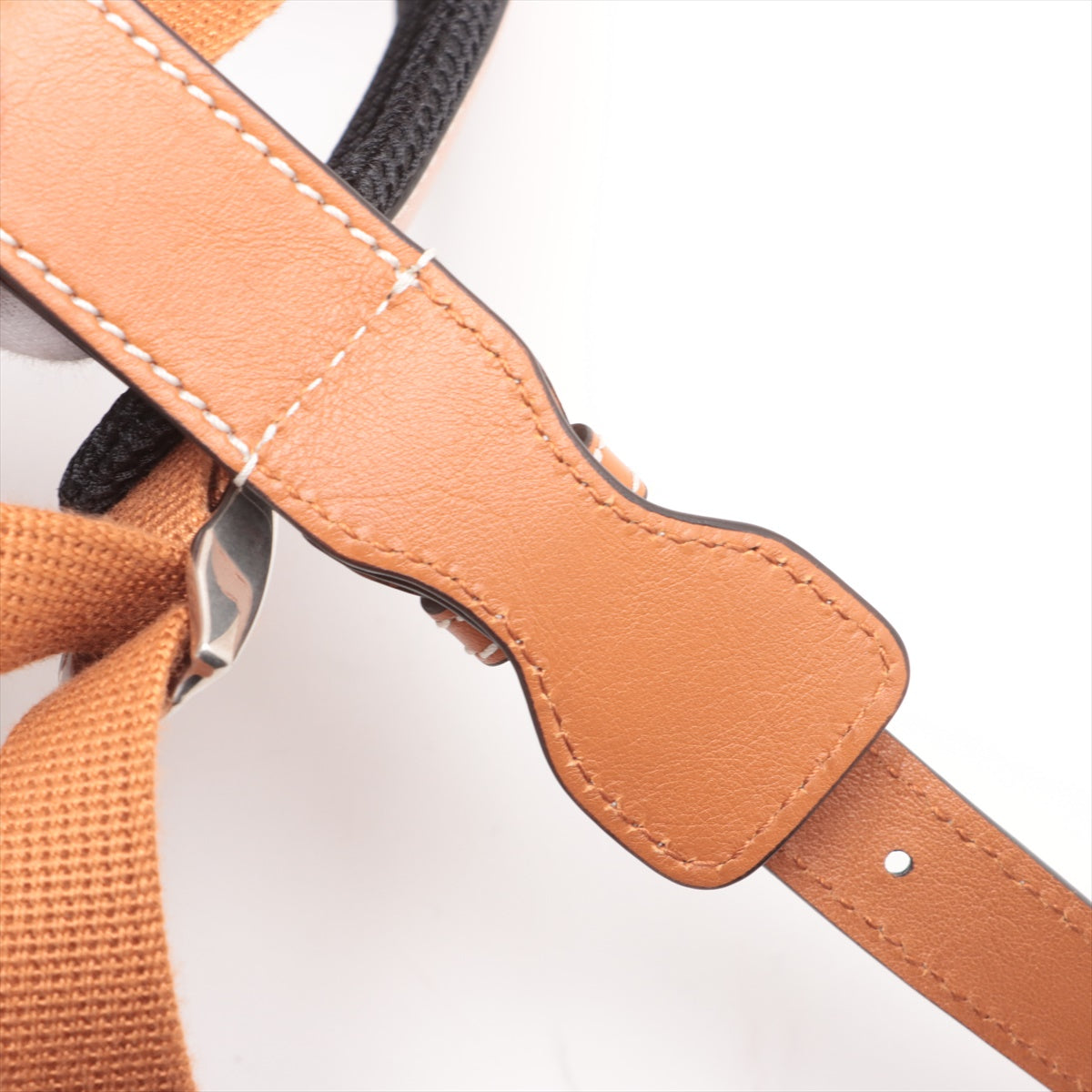 Luxury Gucci x Dans Levert Collab Rabbit Nylon and Leather Backpack Red x Brown