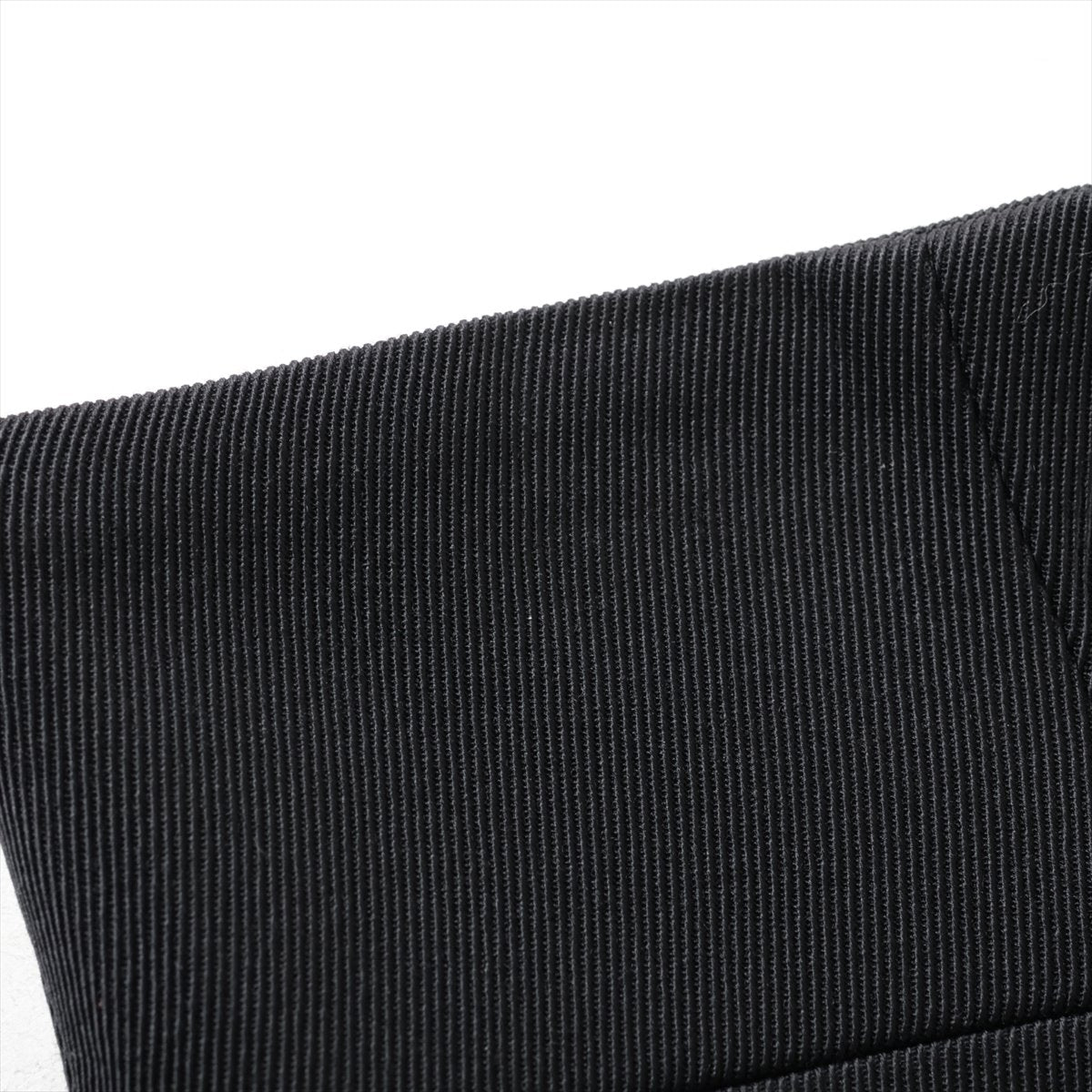 Quality Balmain Button Wool Rayon Mini Skirt Black