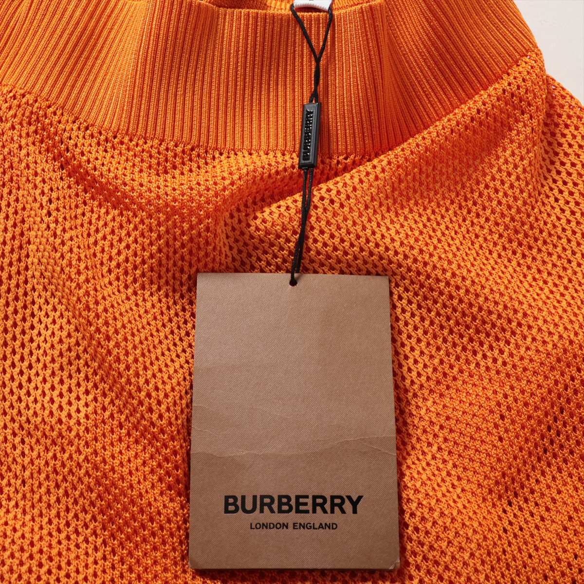 Quality Burberry Tisci Period Cuprammonium Rayon Knit Skirt Orange