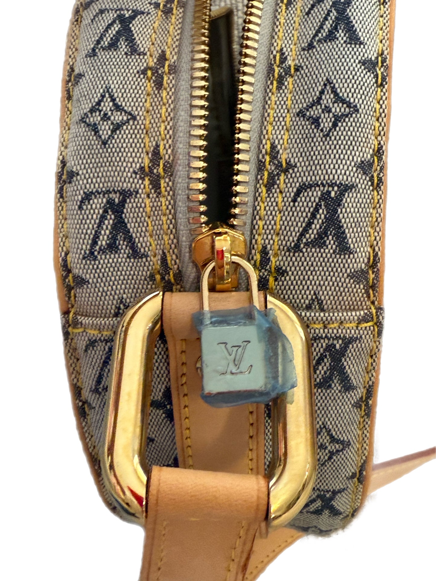 Top Buy Second Hand Louis Vuitton Monogram Jeanne Round Shoulder Bag Blue