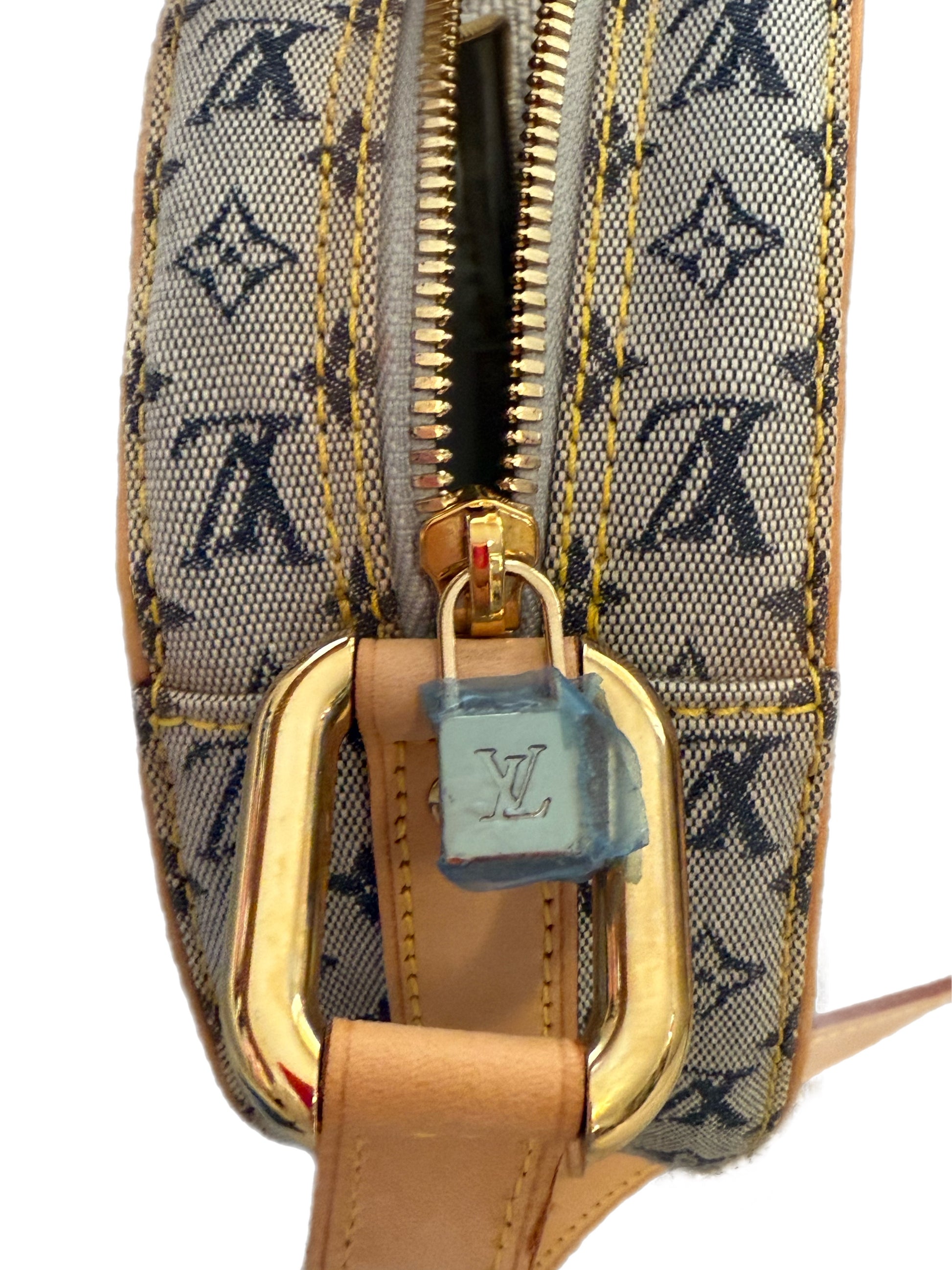 Top Buy Second Hand Louis Vuitton Monogram Jeanne Round Shoulder Bag Blue