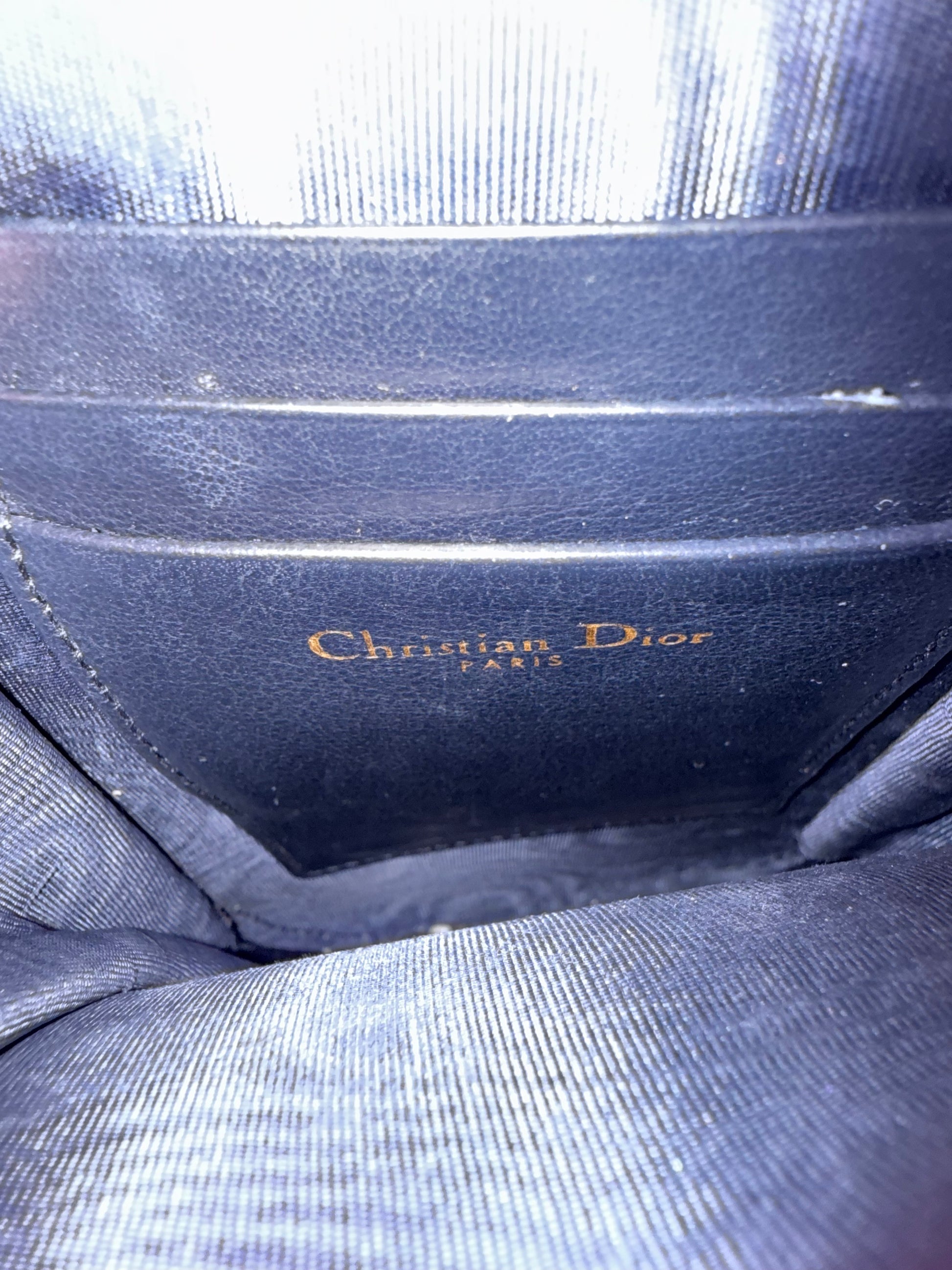 Top Christian Dior Blue Dior Oblique Jacquard 30 Montaigne Call'in Dior Phone Holder