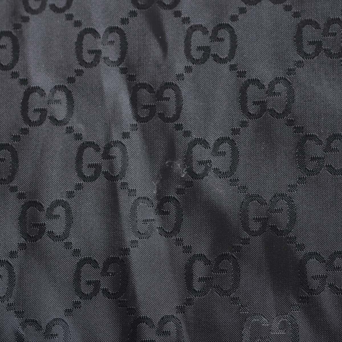 Top rated Gucci GG Nylon Belted Wrap Coat Black