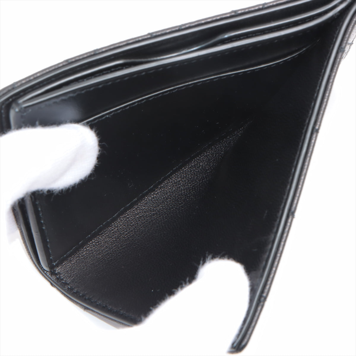 Top rated Saint Laurent Leather Strap Card Case Black