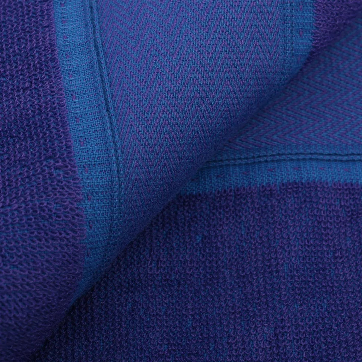 Hermès Yachting Cotton Beach Towel — Blue; actual item photo 2