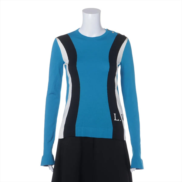 Louis Vuitton 2018 Wool & Silk Sweater — Blue, S
