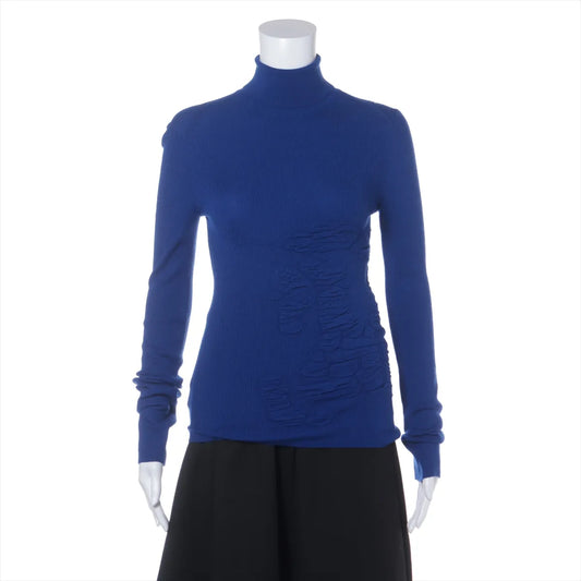 Burberry Cashmere Turtleneck Sweater — Blue, XS; actual item photo 1
