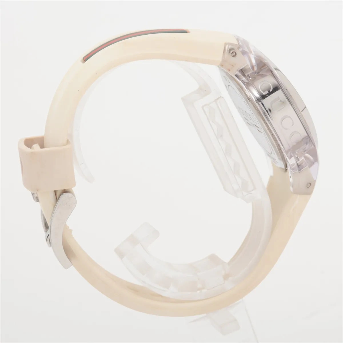 Gucci SYNC 137.3 Quartz Watch — White Web Stripe — actual item, additional view 3