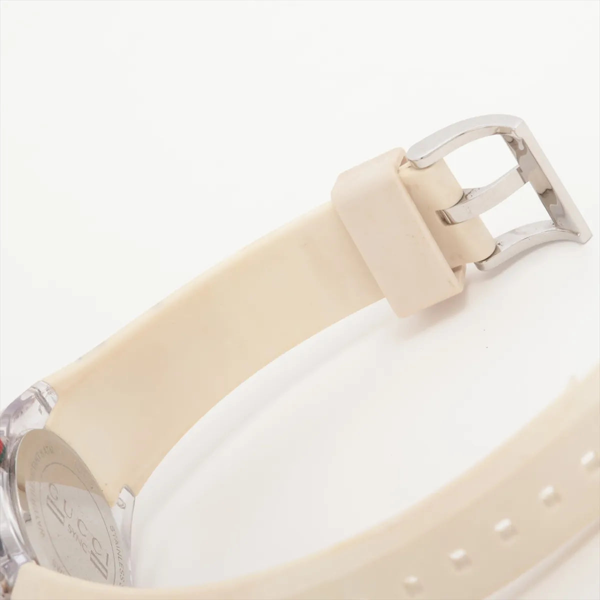 Gucci SYNC 137.3 Quartz Watch — White Web Stripe — actual item, additional view 6