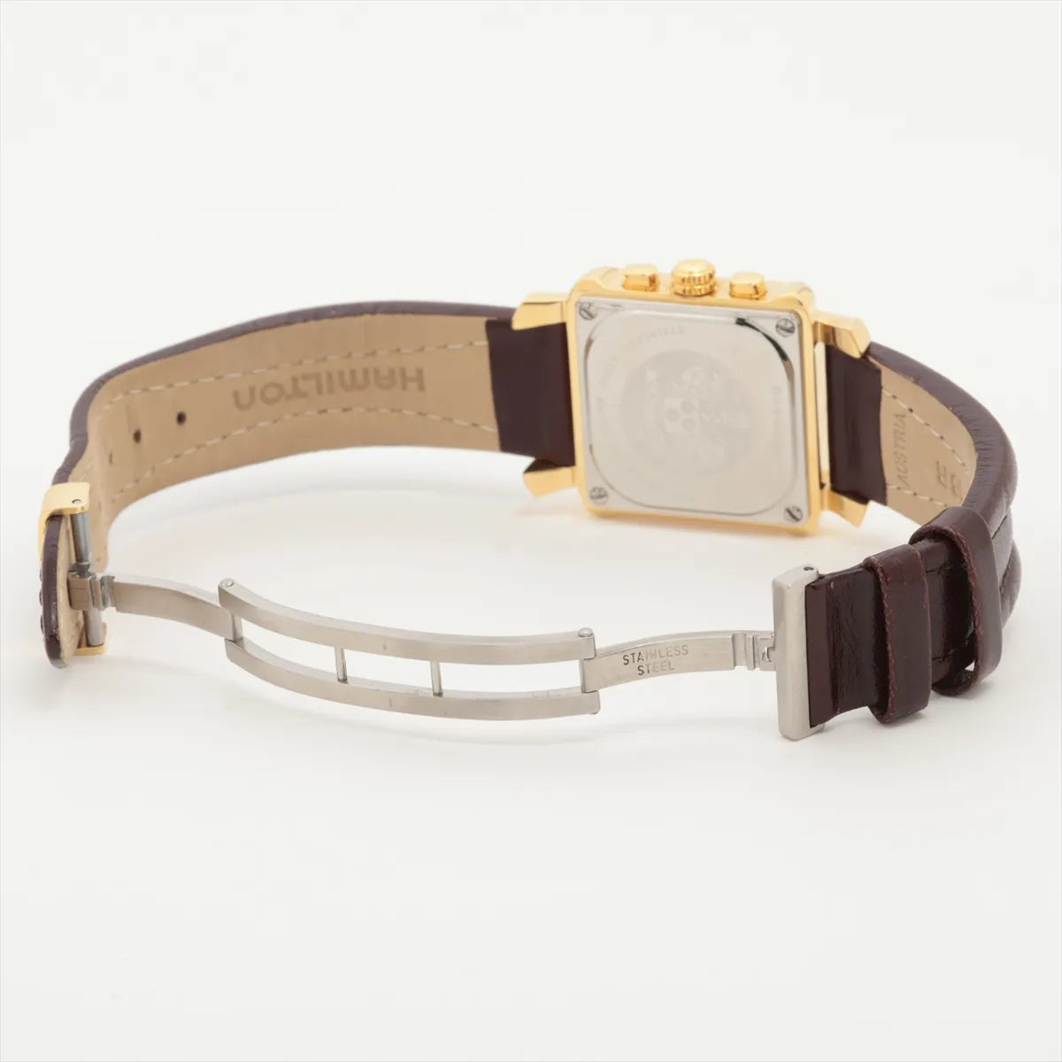 Hamilton Lloyd 6316 Quartz Chronograph Watch — Gold Tone — actual item, additional view 4