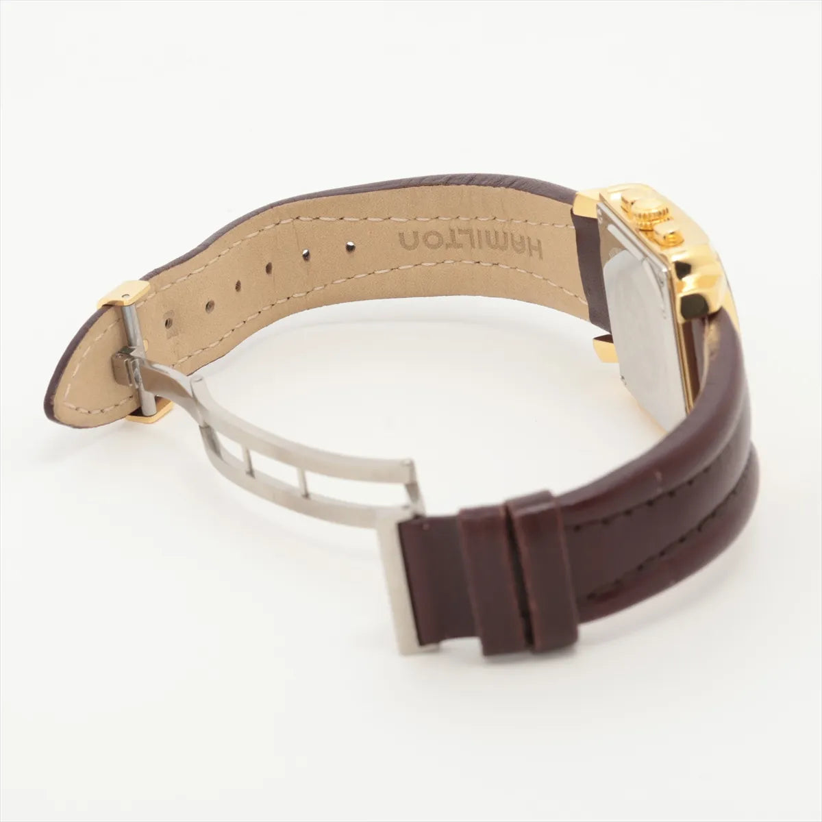 Hamilton Lloyd 6316 Quartz Chronograph Watch — Gold Tone — actual item, additional view 7