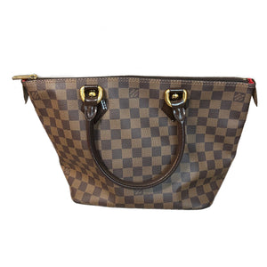 Authentic Louis Vuitton Damier Ebene Saleya GM Tote