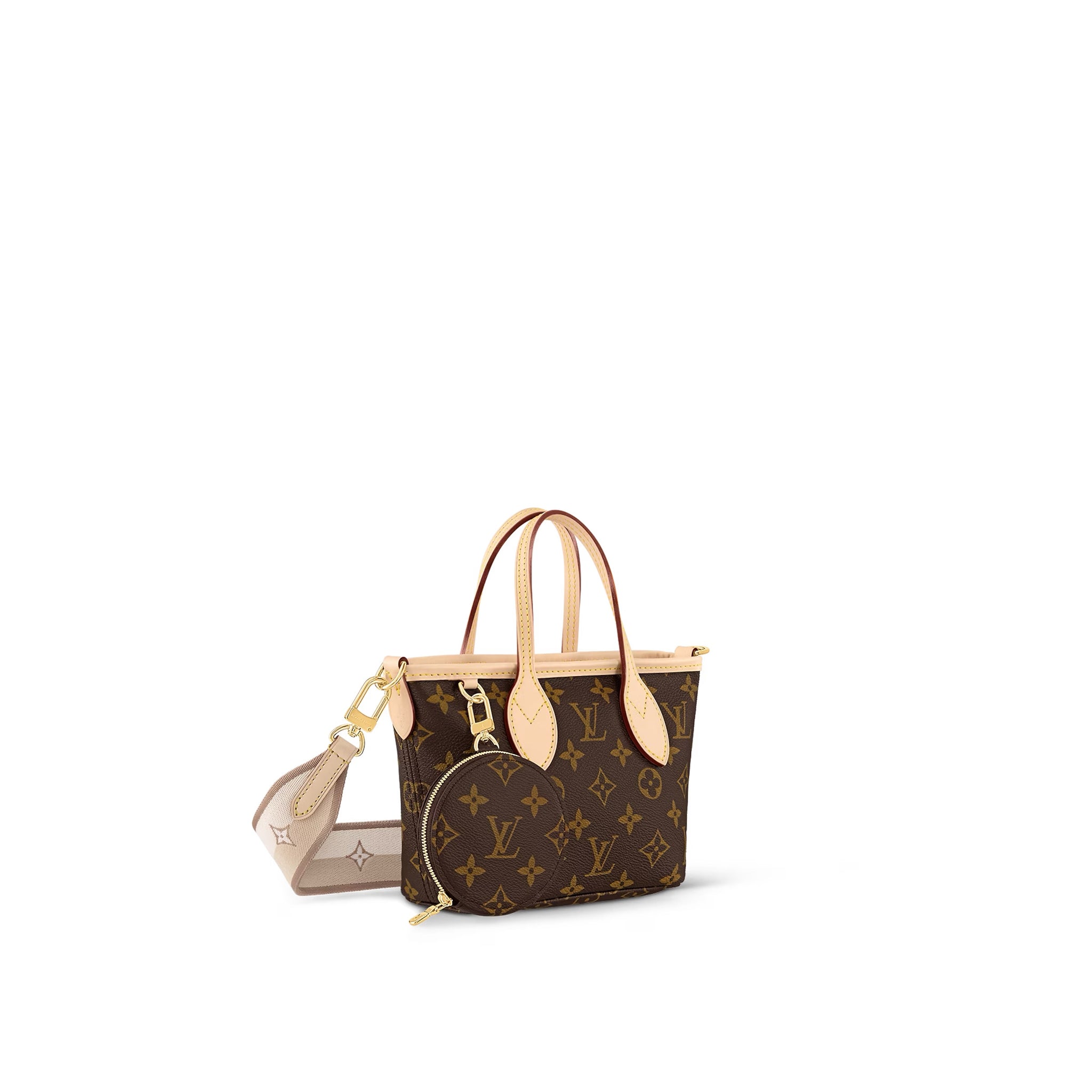 Louis Vuitton Neverfull Tote MM Beige Canvas for sale online