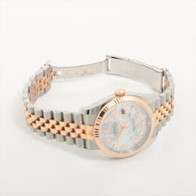 Load image into Gallery viewer, #1 Rolex Datejust Stainless Steel &amp; Rose Gold with Mother of Pearl Diamond Dial 116231