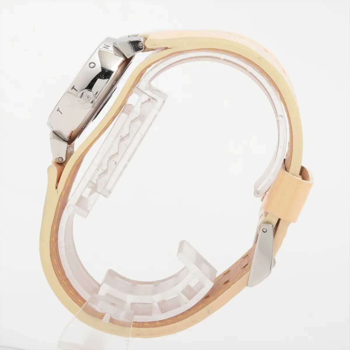 Louis Vuitton Tambour Q1216 Quartz Watch — Pink Mother of Pearl — actual item, additional view 2