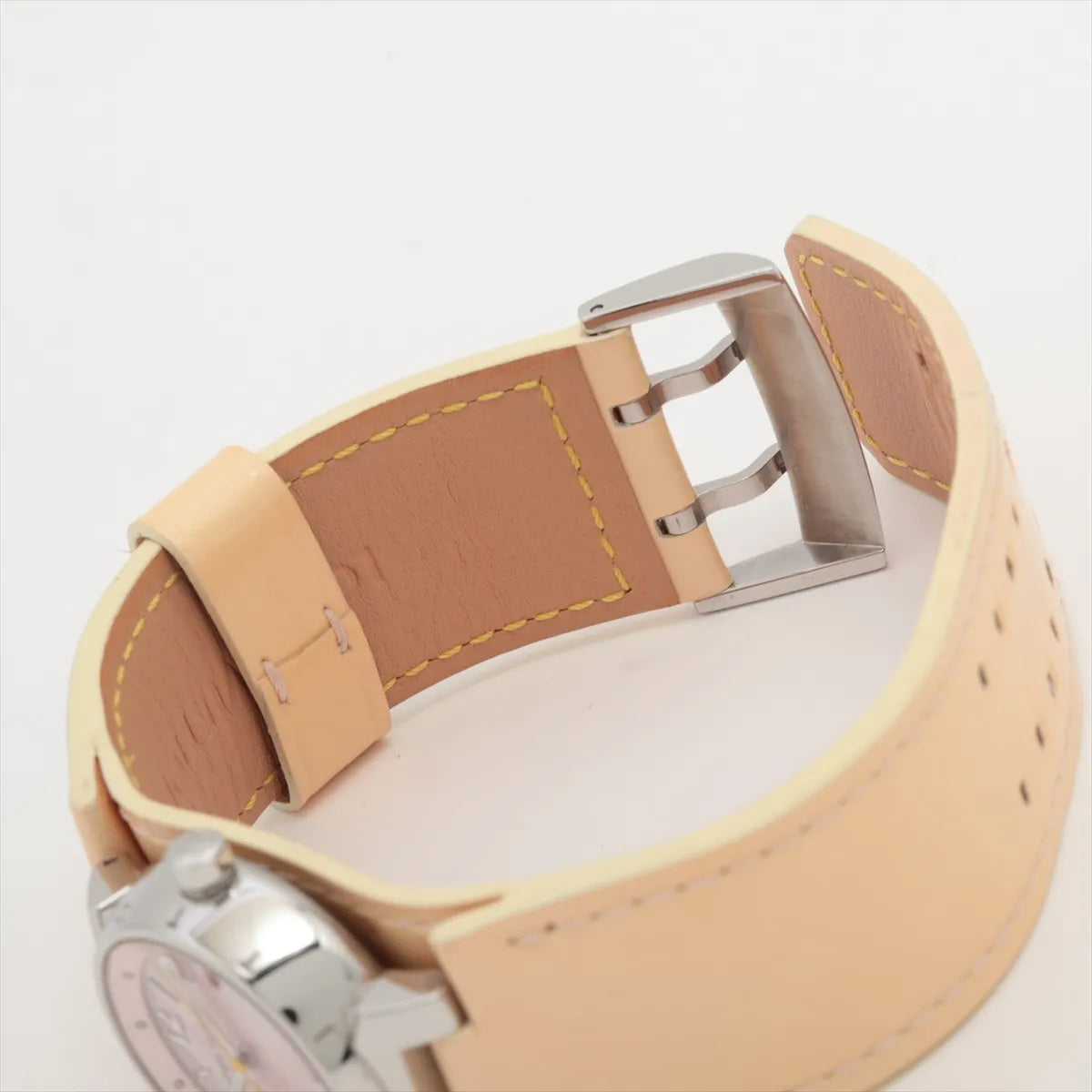 Louis Vuitton Tambour Q1216 Quartz Watch — Pink Mother of Pearl — actual item, additional view 6