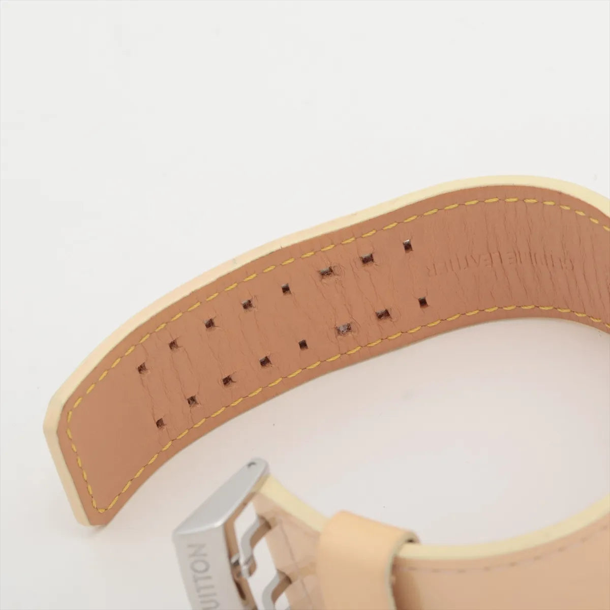 Louis Vuitton Tambour Q1216 Quartz Watch — Pink Mother of Pearl — actual item, additional view 7