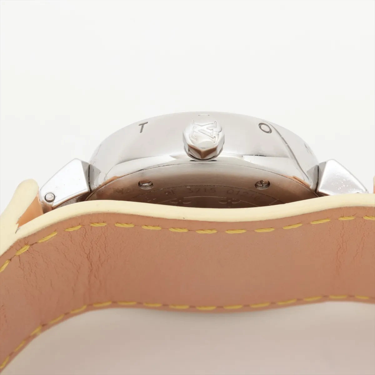 Louis Vuitton Tambour Q1216 Quartz Watch — Pink Mother of Pearl — actual item, additional view 8