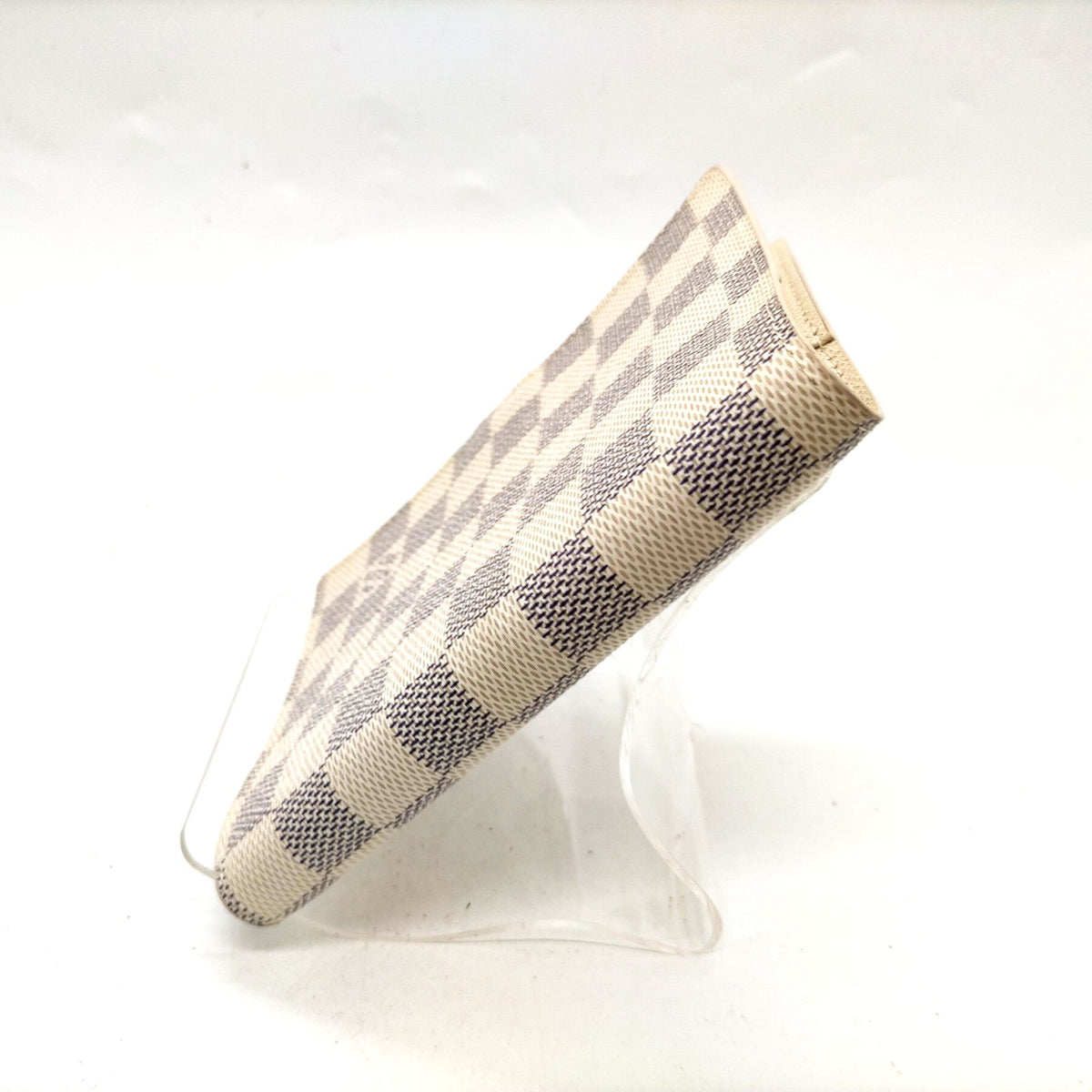 Louis Vuitton Damier Azur Ring Agenda Cover — Personalized — original detail