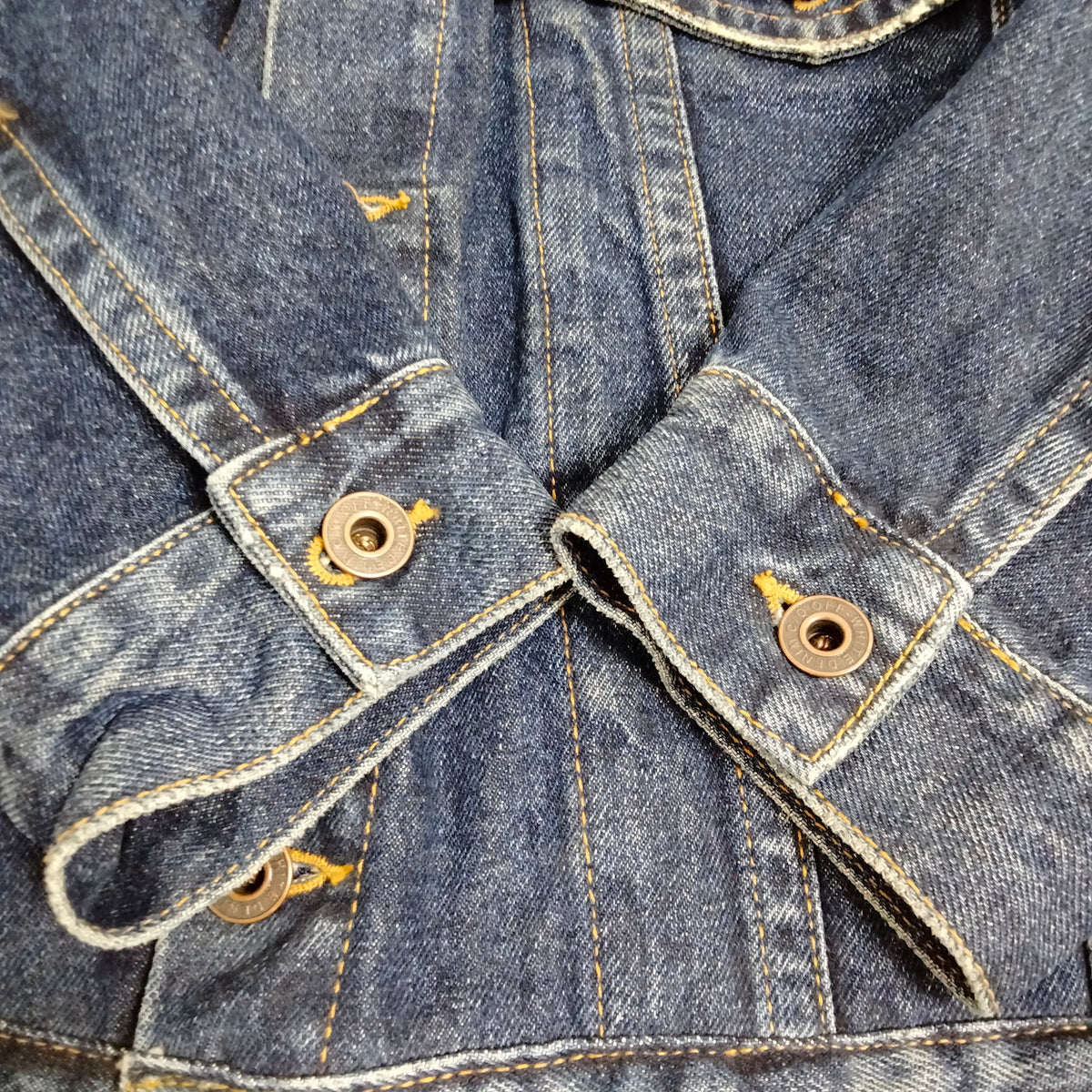 Off-White Blue Cotton Denim Jacket — XS — original detail 8