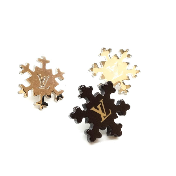 Louis Vuitton LV Snowflake Pin Set — Three Pieces