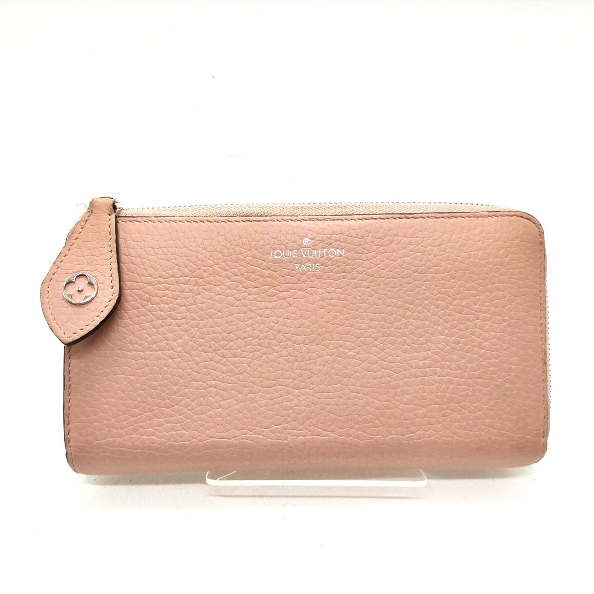 Louis Vuitton Pink Leather Zippy Wallet — original photograph 1
