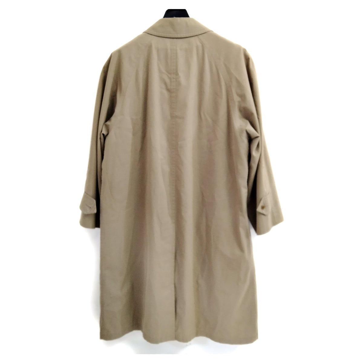 Burberrys Khaki Cotton-Blend Long Coat — 88-160-3 — original detail 1