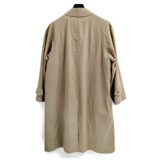 Burberrys Khaki Cotton-Blend Long Coat — 88-160-3 — original detail 1