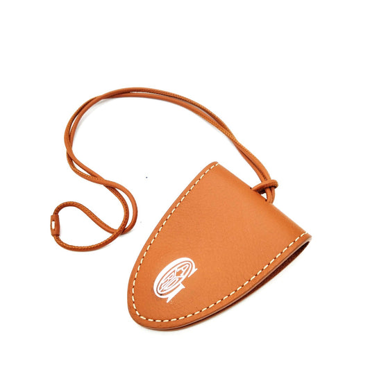 Goyard Tan Leather Clip Charm with Cord — item view