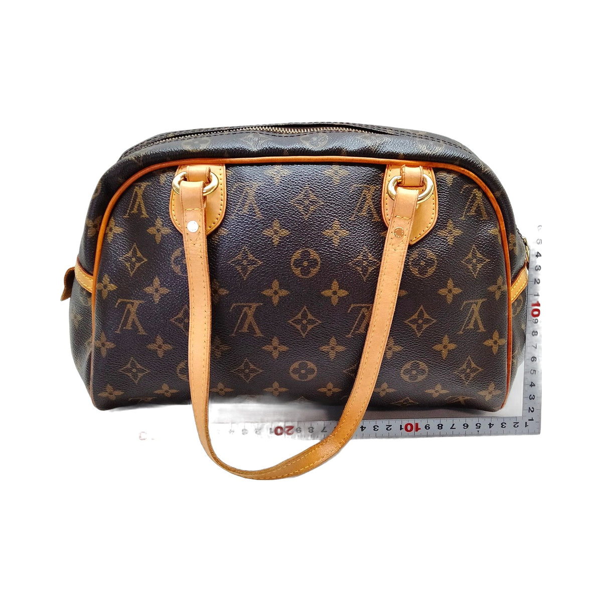 Louis Vuitton Monogram Montorgueil PM Shoulder Bag — original detail 1