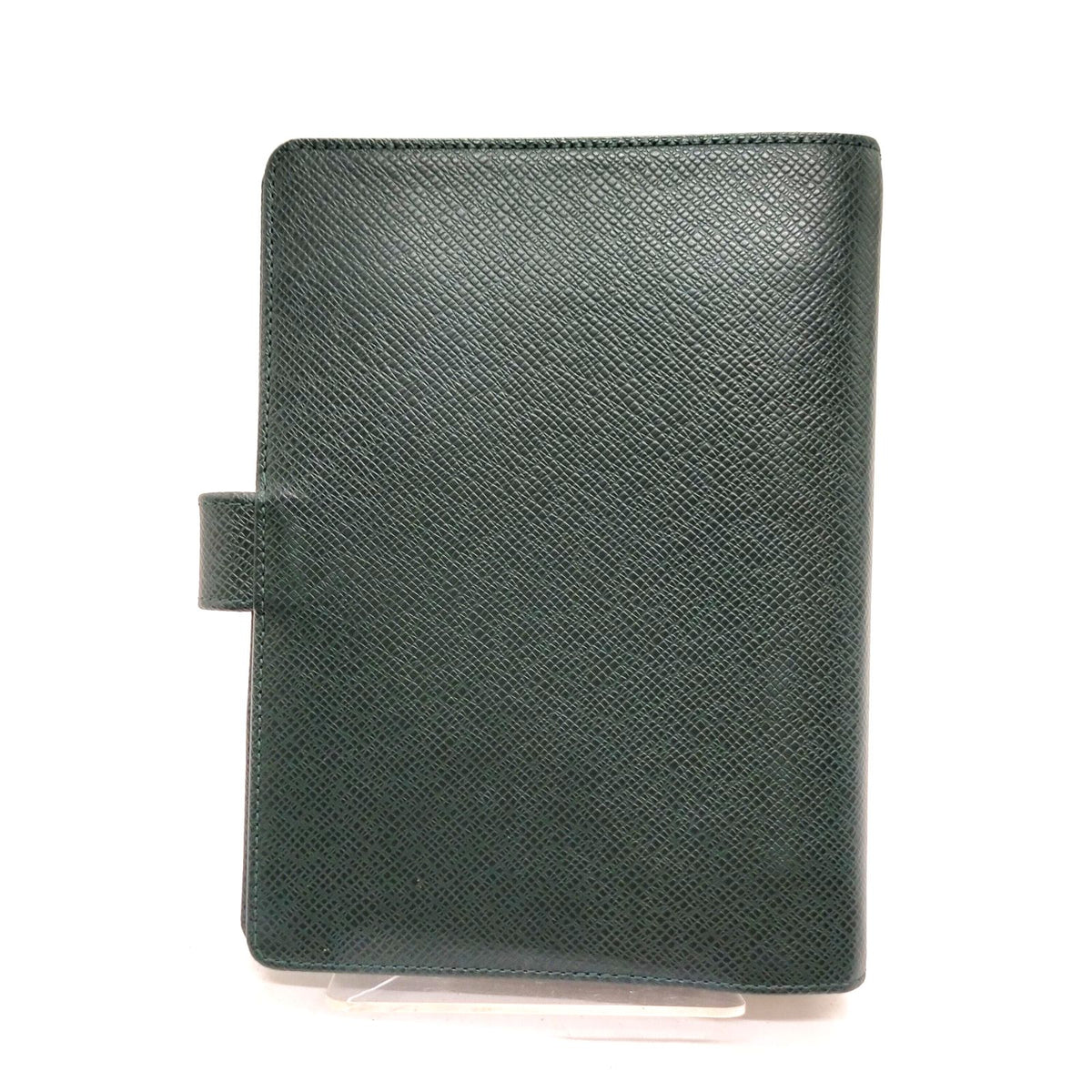 Louis Vuitton Green Taiga Leather Ring Agenda Cover — original detail