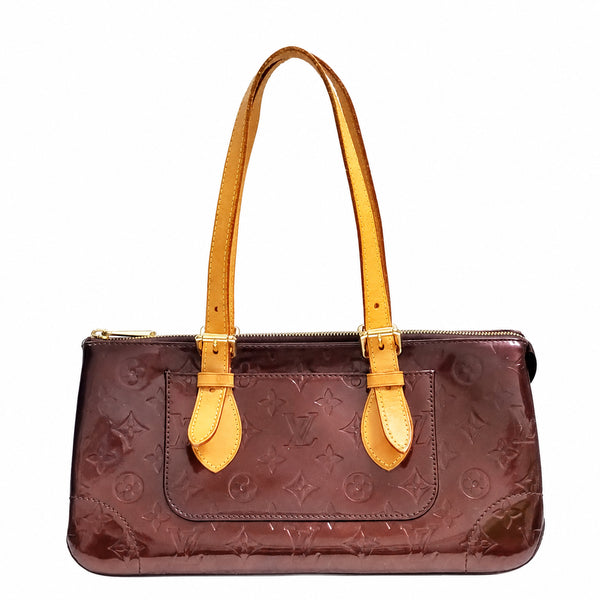 Louis Vuitton Purple Monogram Vernis Rosewood Avenue Bag