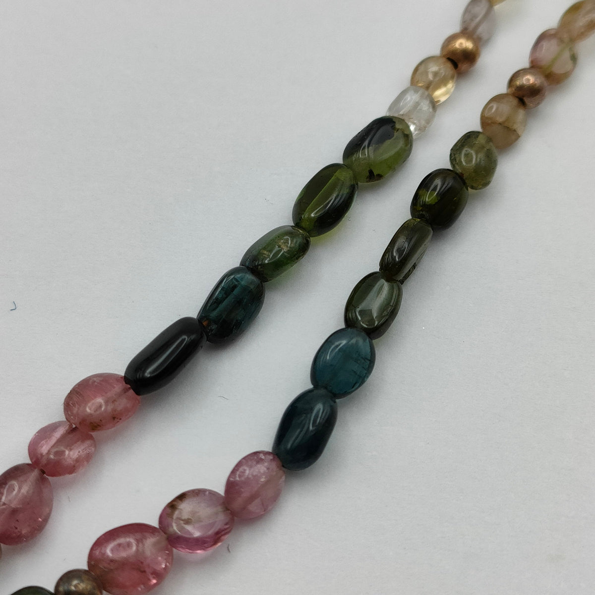 Multicolor Bead Necklace with K18/750 Gold Clasp — original detail 3