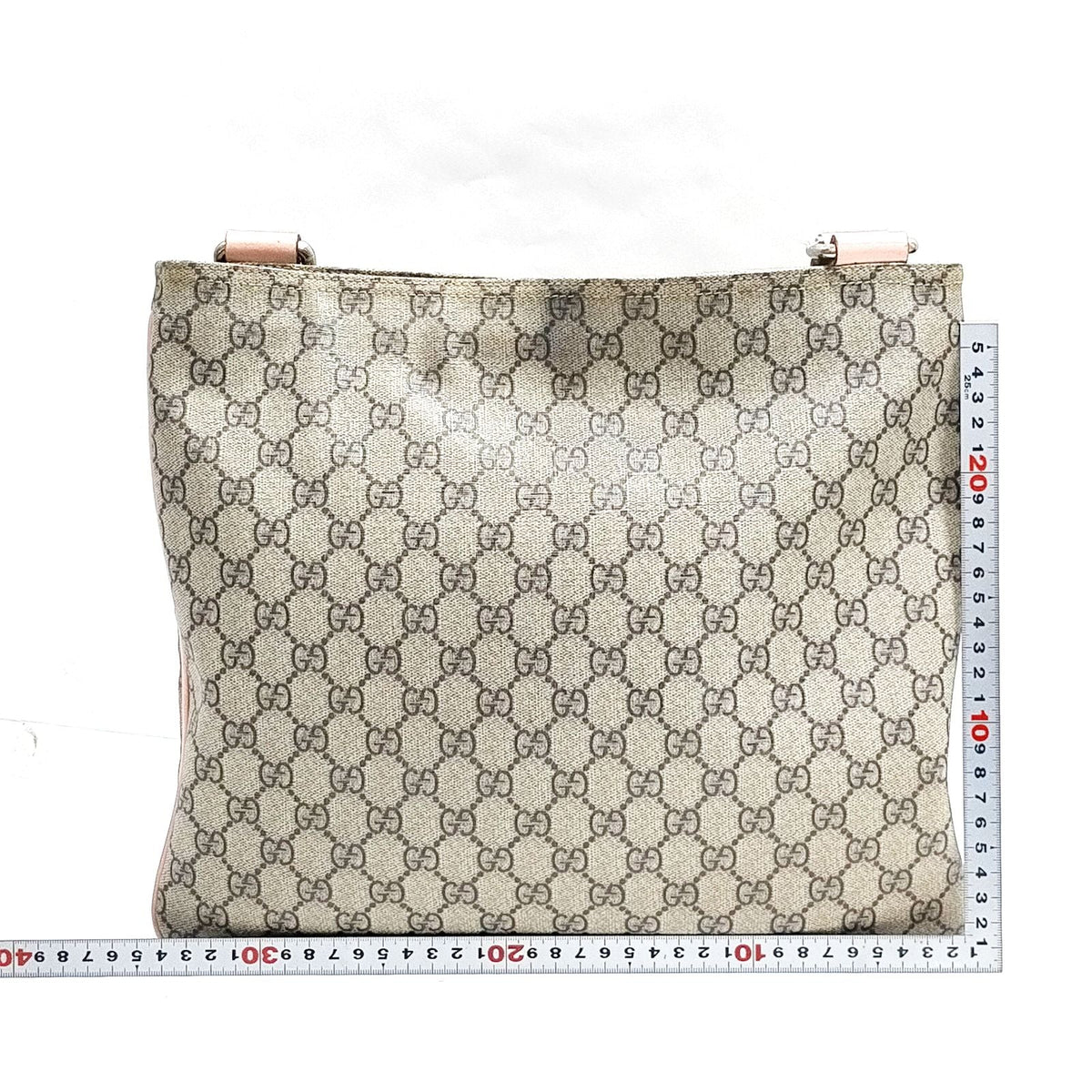 Gucci Brown Coated-Canvas Shoulder Bag — original photograph 2