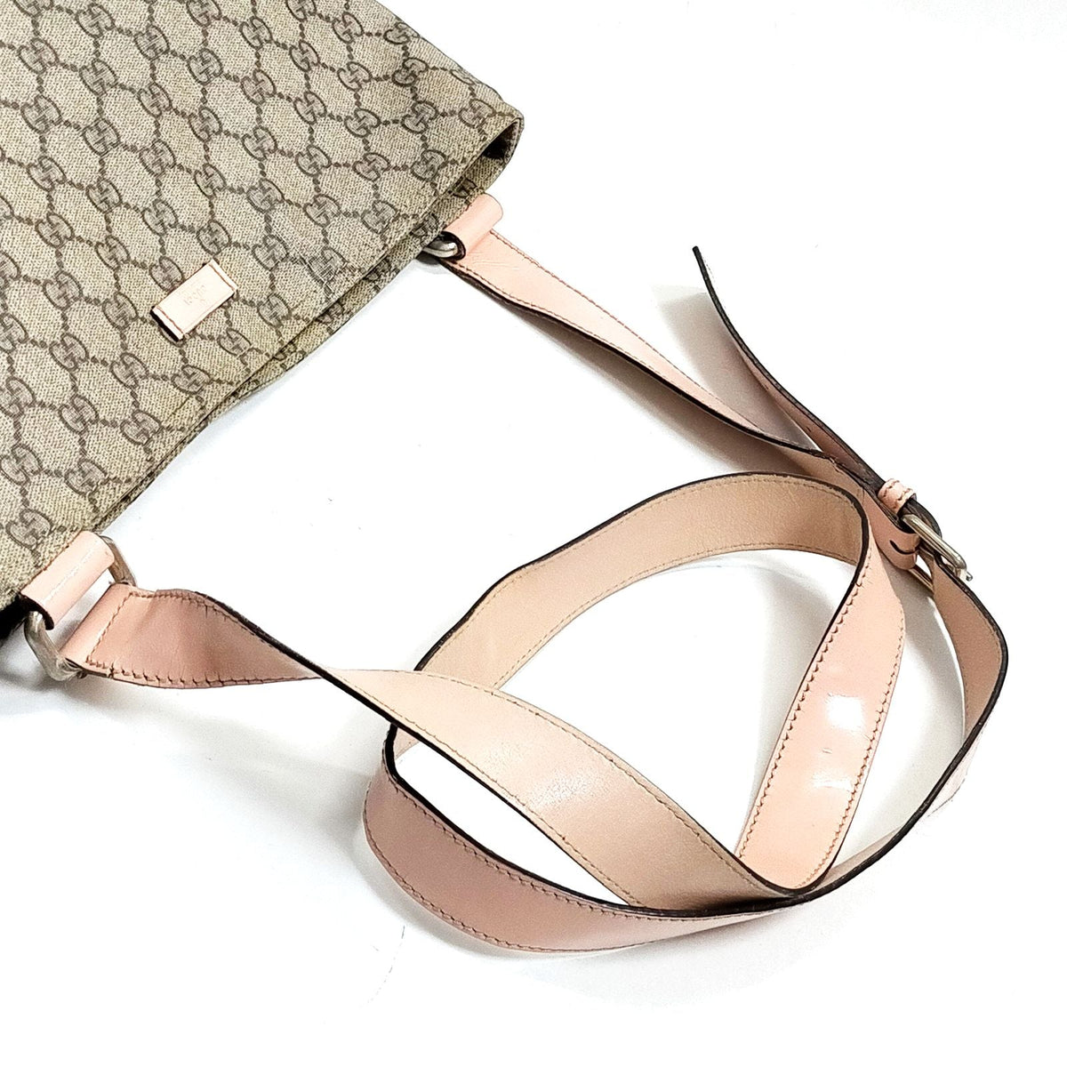 Gucci Brown Coated-Canvas Shoulder Bag — original photograph 3