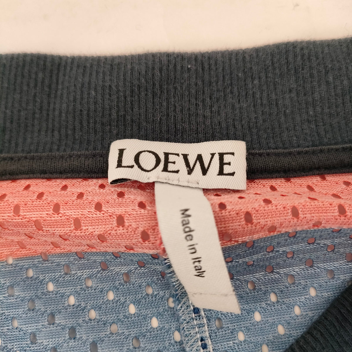 Loewe Multicolor Jimmy 46 Racing-Print Mesh Jersey — original detail 5