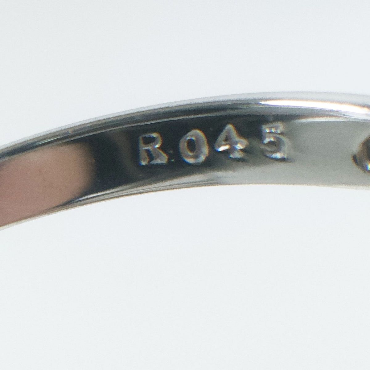 Pt900 Platinum 0.45 ct Ruby & Diamond Halo Ring — original detail