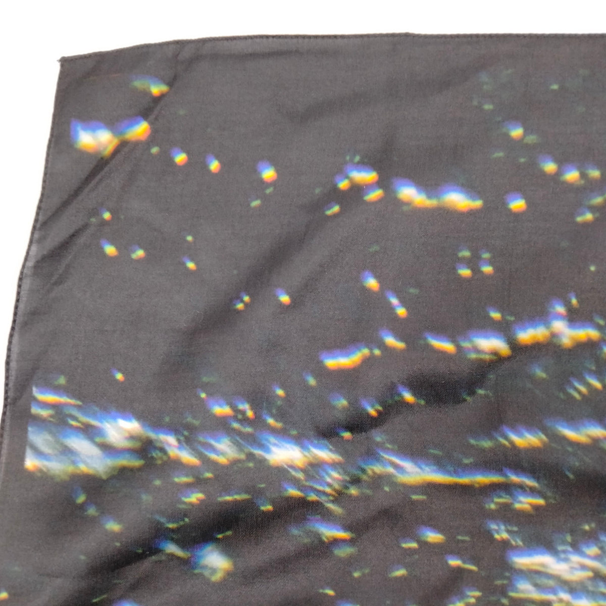 Dior Black City Lights Cotton & Silk Scarf — original detail 4