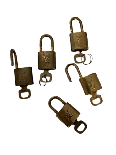 Louis Vuitton Padlock and One Key 302 Bag Charm Lock Silver 